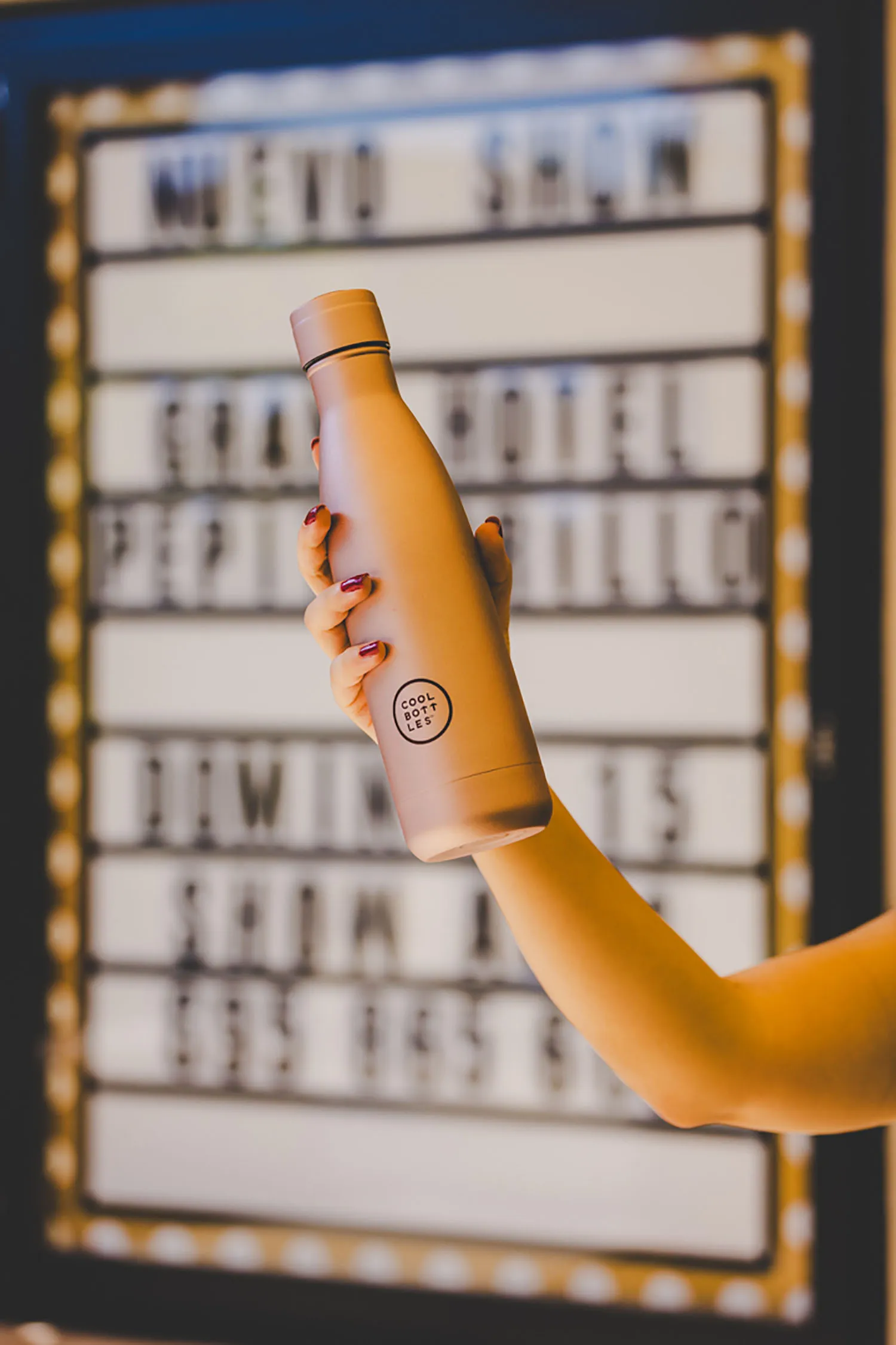 Термос-термобутылка Cool Bottles Metallic Rose 500 мл CB500MER