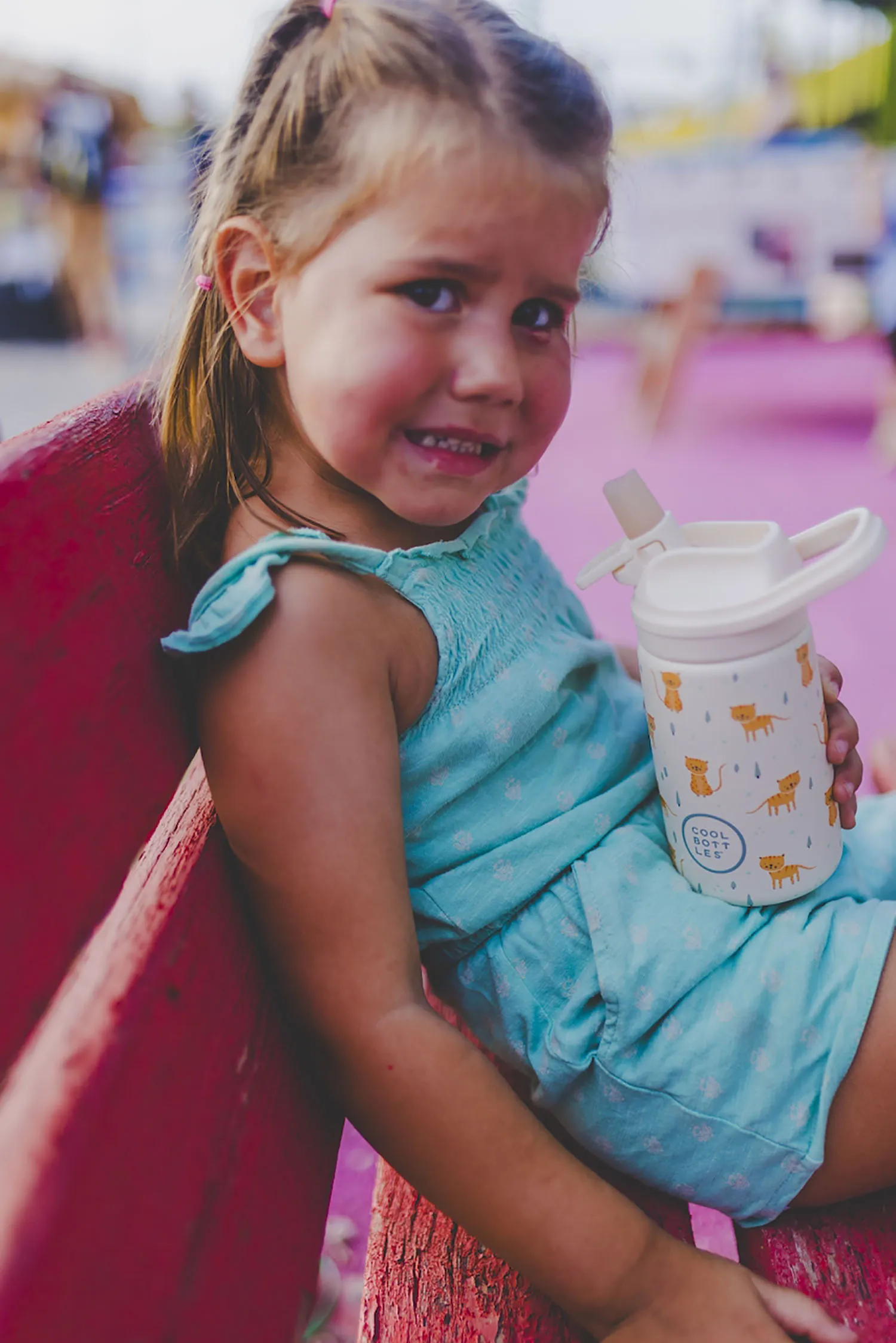 Крышка Cool Bottles Kiddie Cap с ёршиком и трубочкой