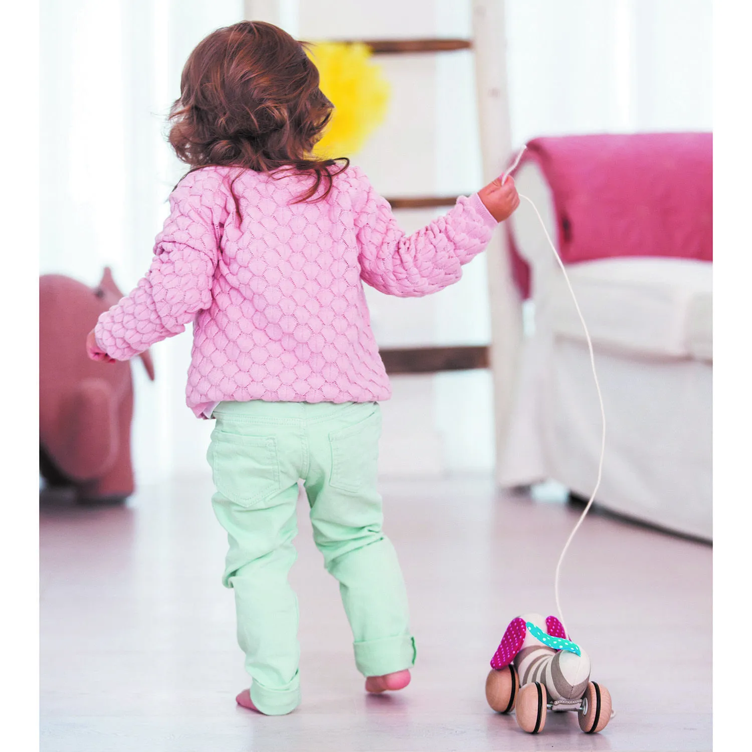 Игрушка-каталка для малышей «Собачка» Hape