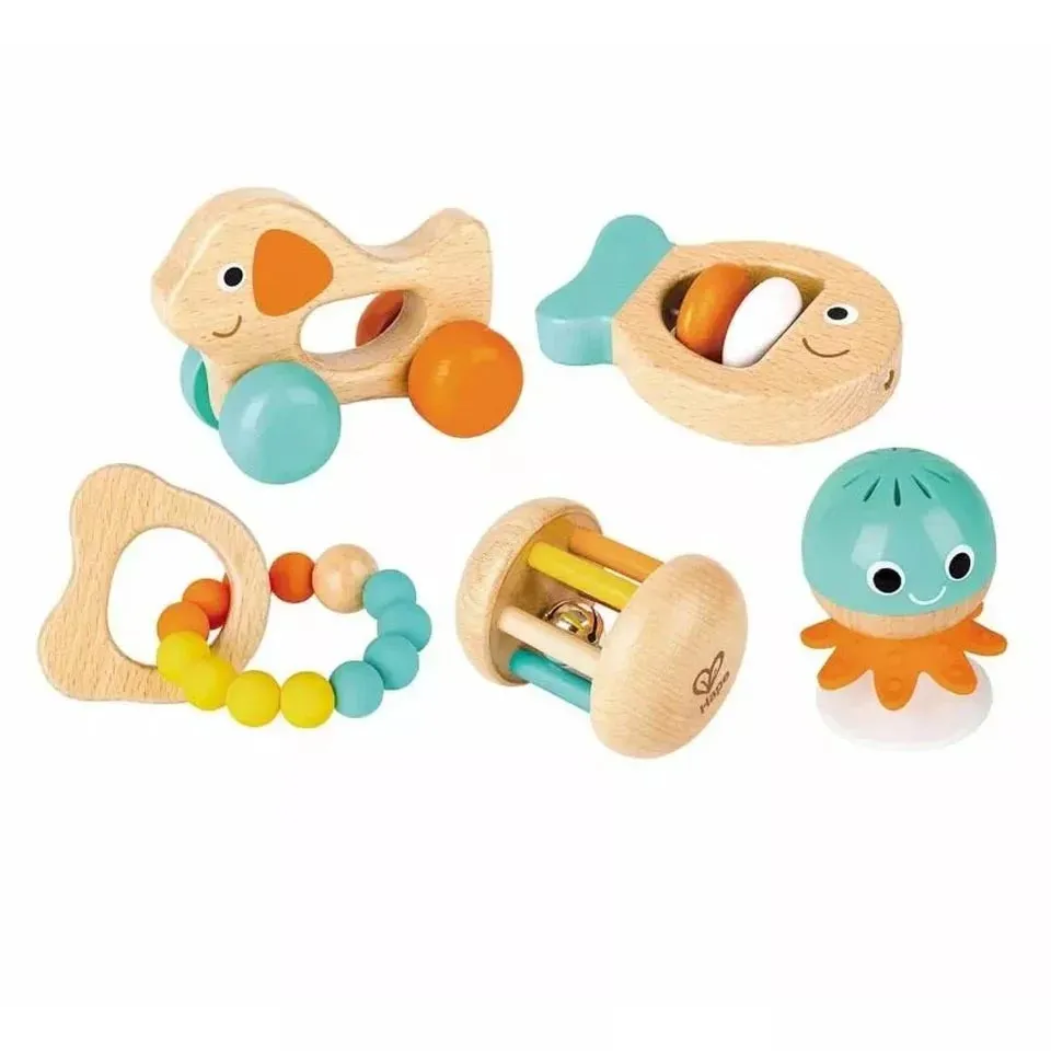 Подарочный набор игрушек-погремушек для малышей Hape