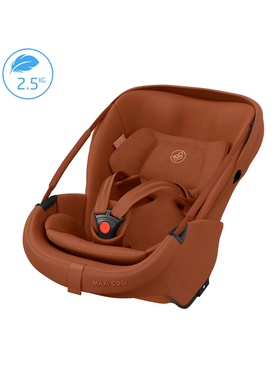 Автокресло 0+ Maxi-Cosi Coral Slide Pro, терракотовый (copper terra). Изображение 2