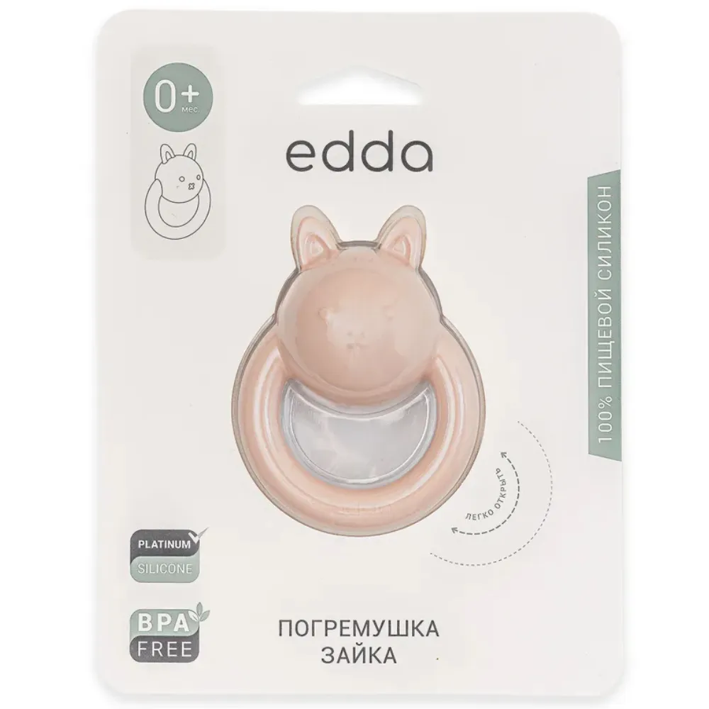 Погремушка edda Зайка