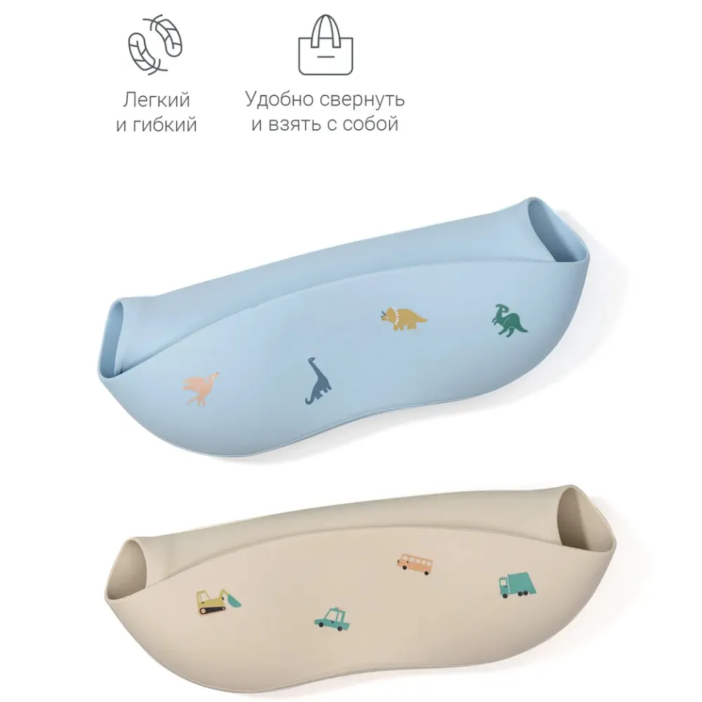 Нагрудник edda силиконовый