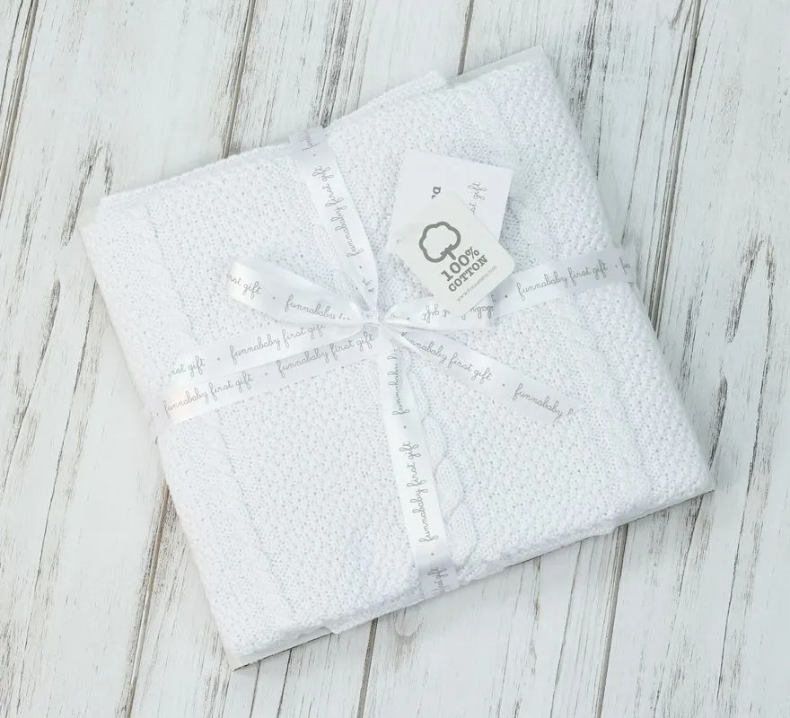 Плед Funnababy Capelli 75х110 см вязаный 9215