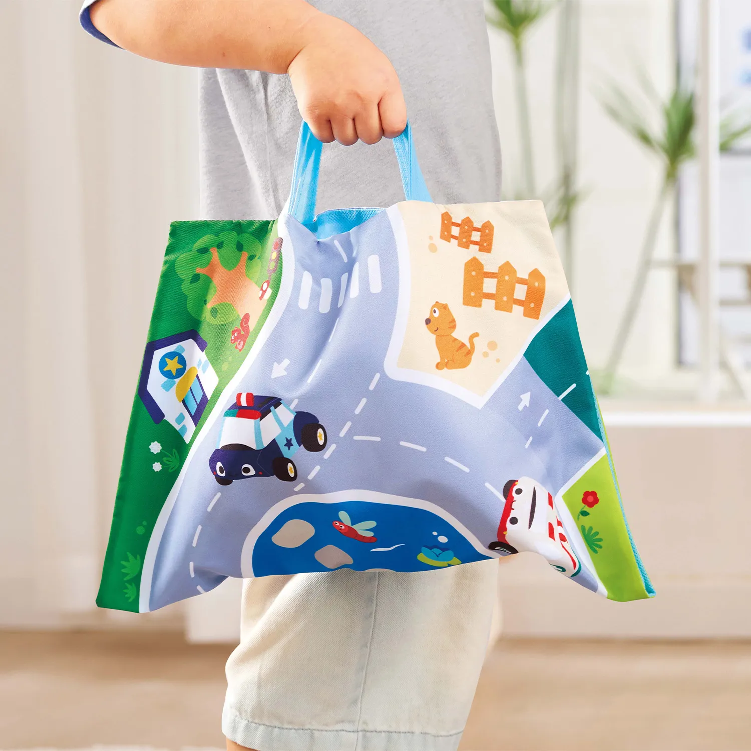 Набор игровой HAPE для малышей «Навстречу приключениям» Плюшевые машинки E0076_HP