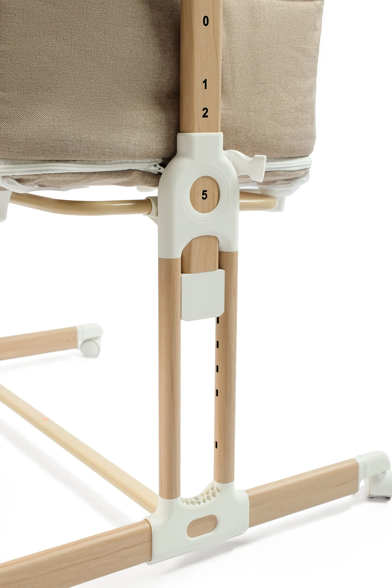 Люлька-колыбель 4 в 1 приставная Fiorellino beige