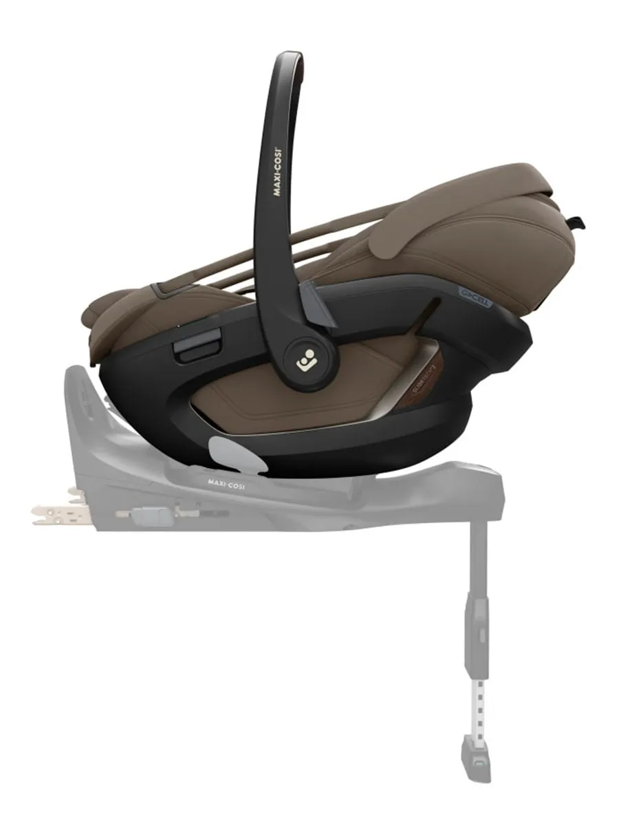 Автокресло 0+ Maxi-Cosi Coral Slide Pro, бежевый (oak truffle). Изображение 5