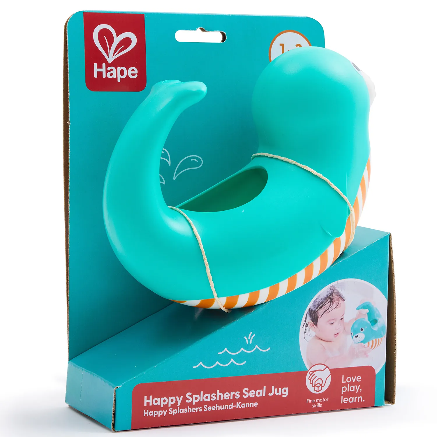 Игрушка для купания HAPE «Ай-да купаться!» Тюлень, лейка E0223_HP