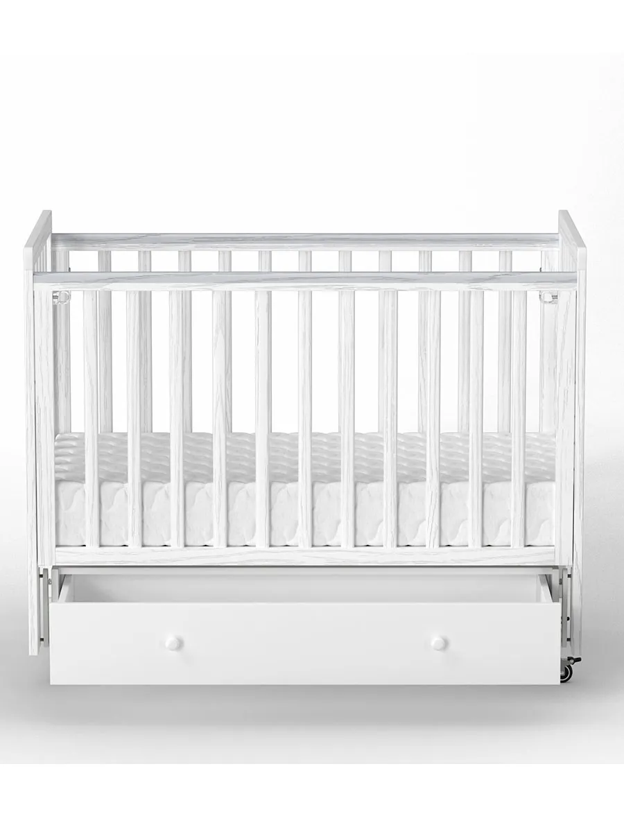 Кровать ANTEMI Classic Sleep Premium 120х60 с ящиком-маятником