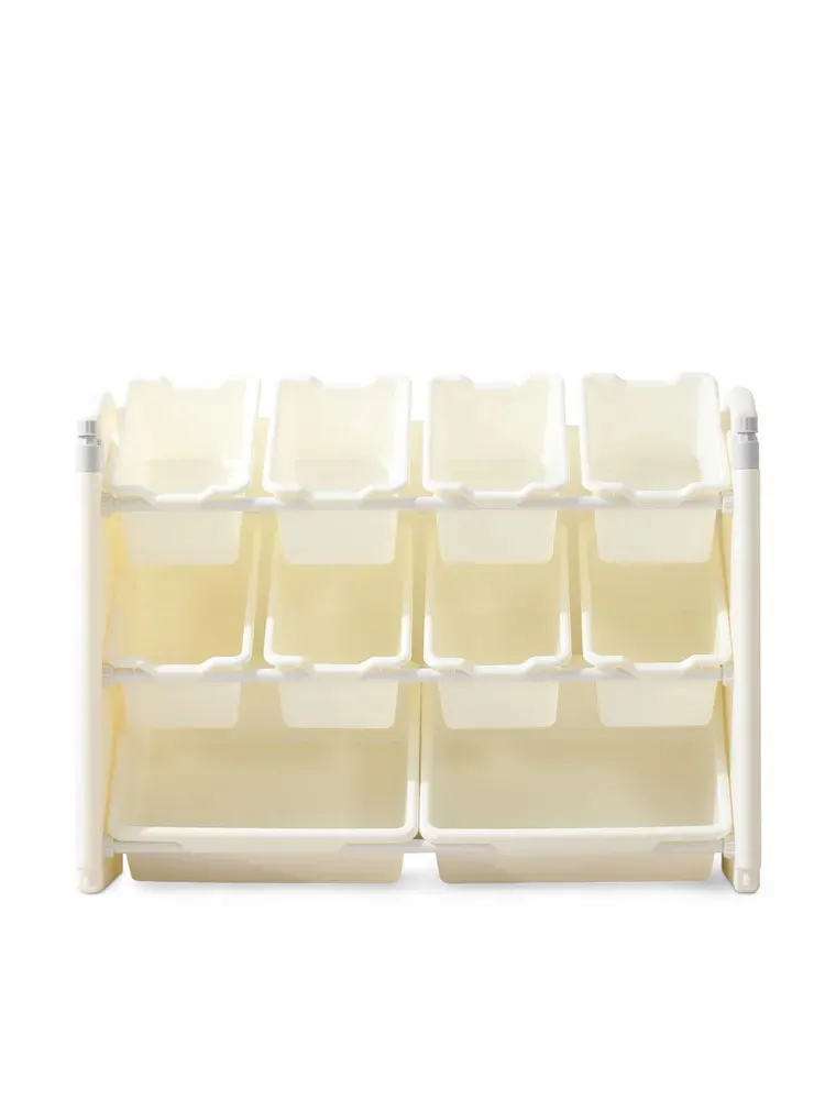 Стеллаж UNIX Kids для игрушек (10 ящиков) Ocean Grey