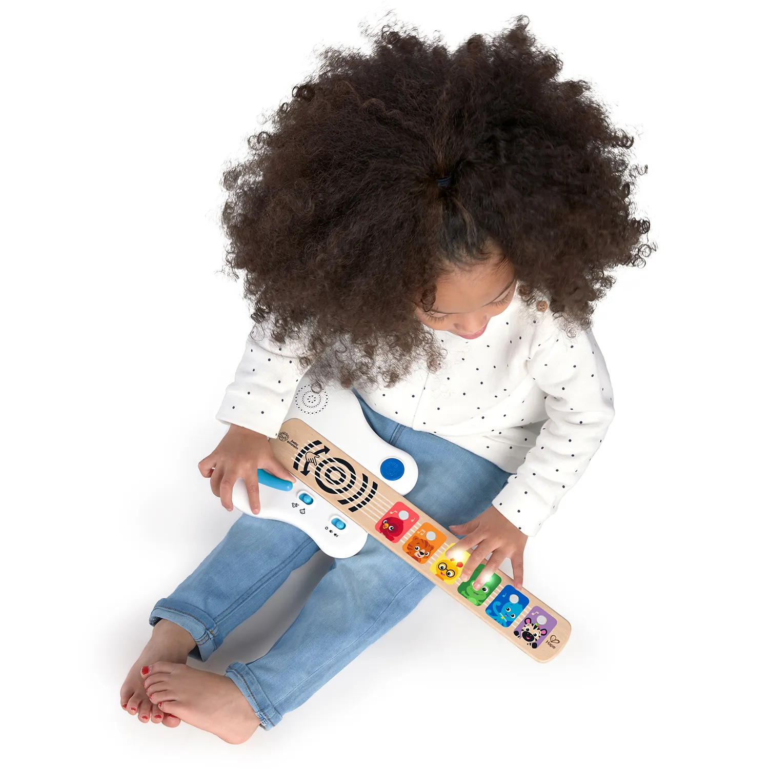 Музыкальная игрушка Hape Гитара сенсорная белая 12396_HP