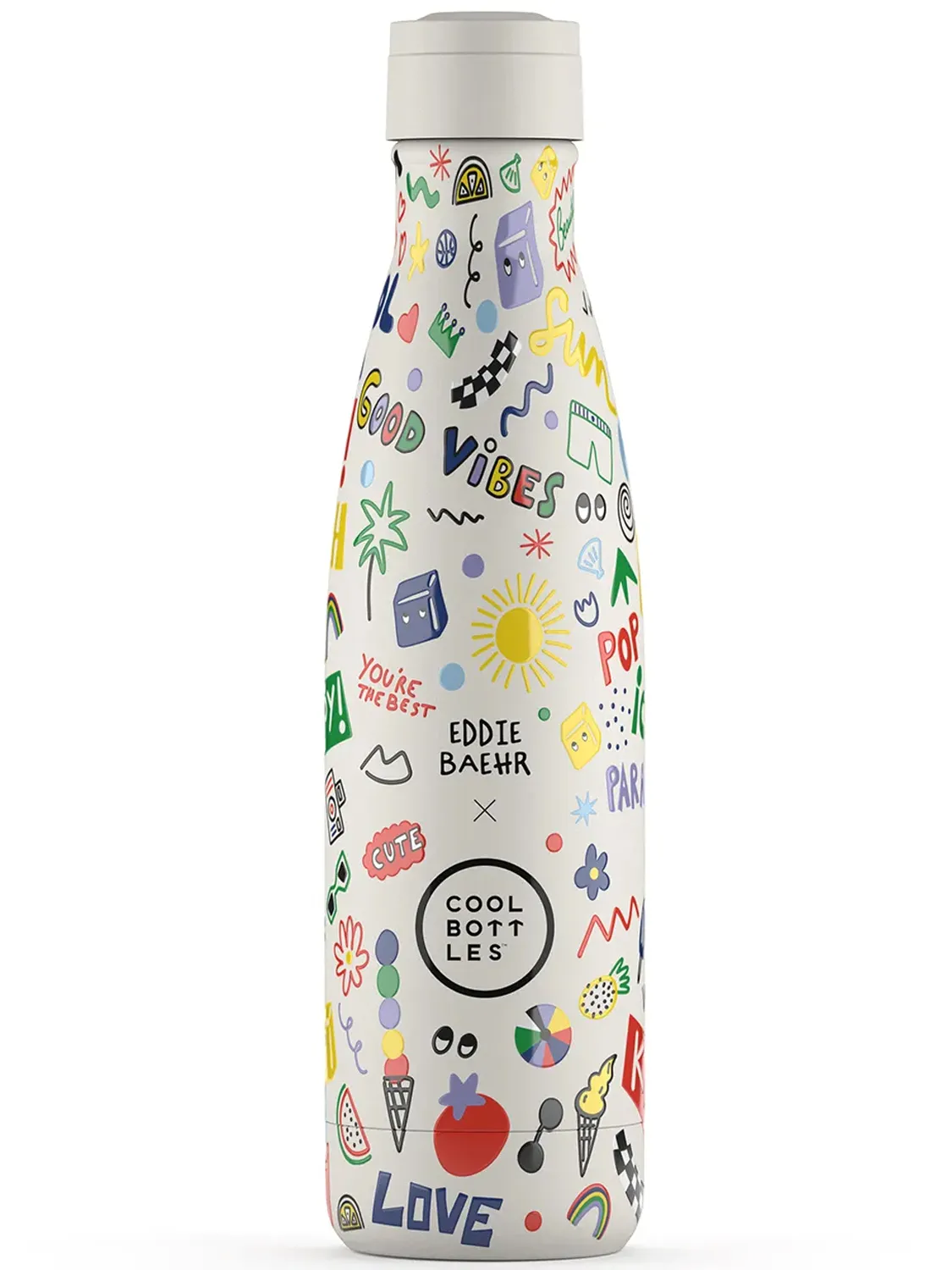 Термос-термобутылка Cool Bottles Eddie Baehr Good Vibes 500 мл