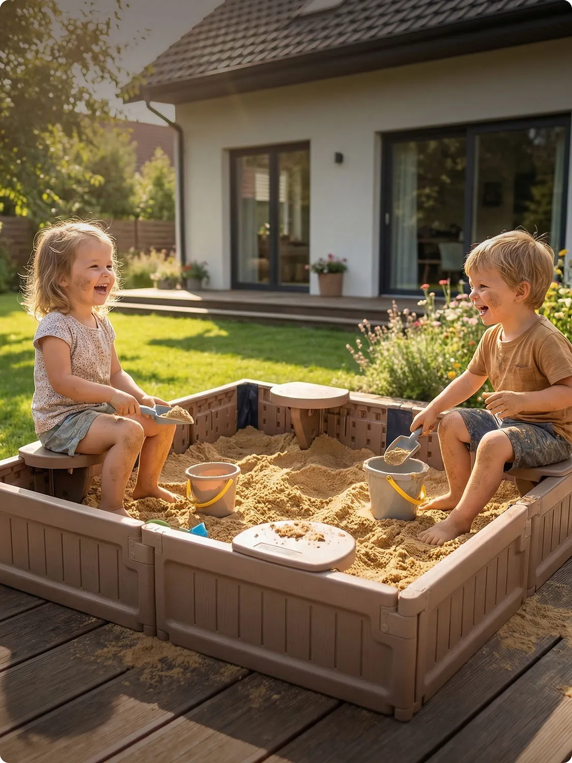 Песочница UNIX Kids квадратная Square 123