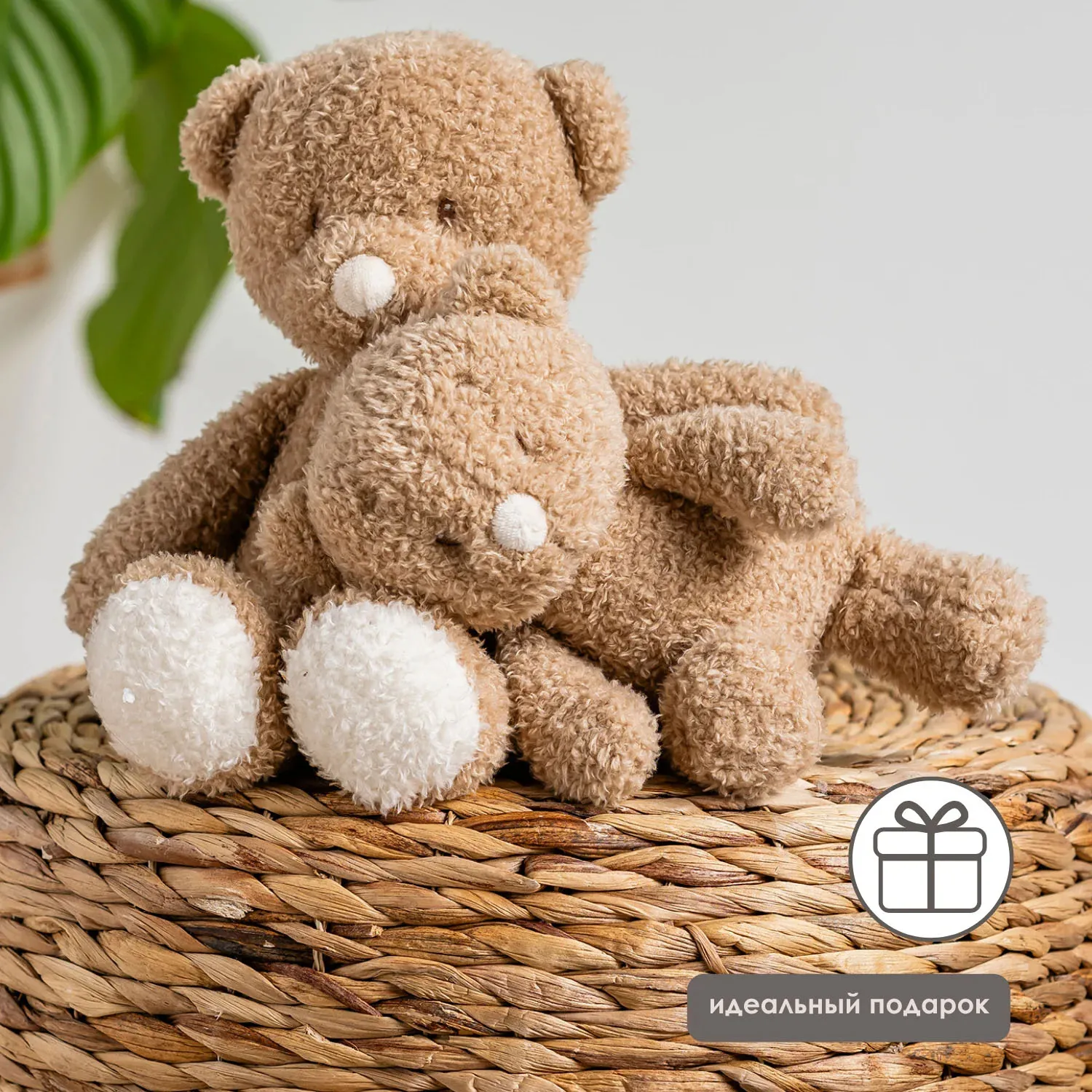 Игрушка мягкая Nattou Soft toy TEDDY Мишка 856324