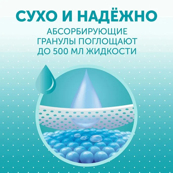 Пеленки Lovular Hot Wind впитывающие одноразовые 60х40см 7 шт/уп 429034