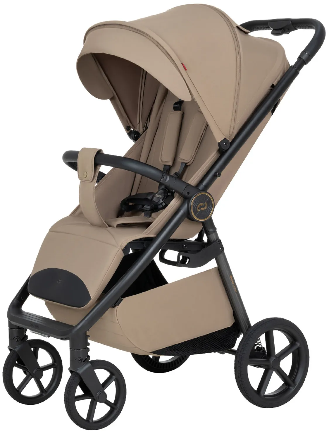 Коляска прогулочная CARRELLO Bravo carbon CRL-5530, бежевый (ketch beige). Изображение 1