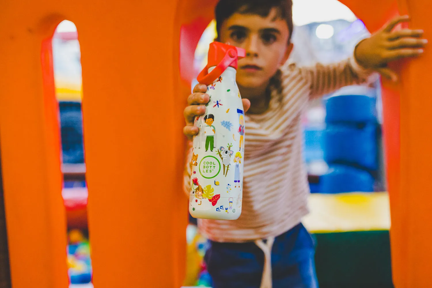 Термос–термобутылка Cool Bottles Kids серия Playland Curious Explorers 350 мл CBBK35CE