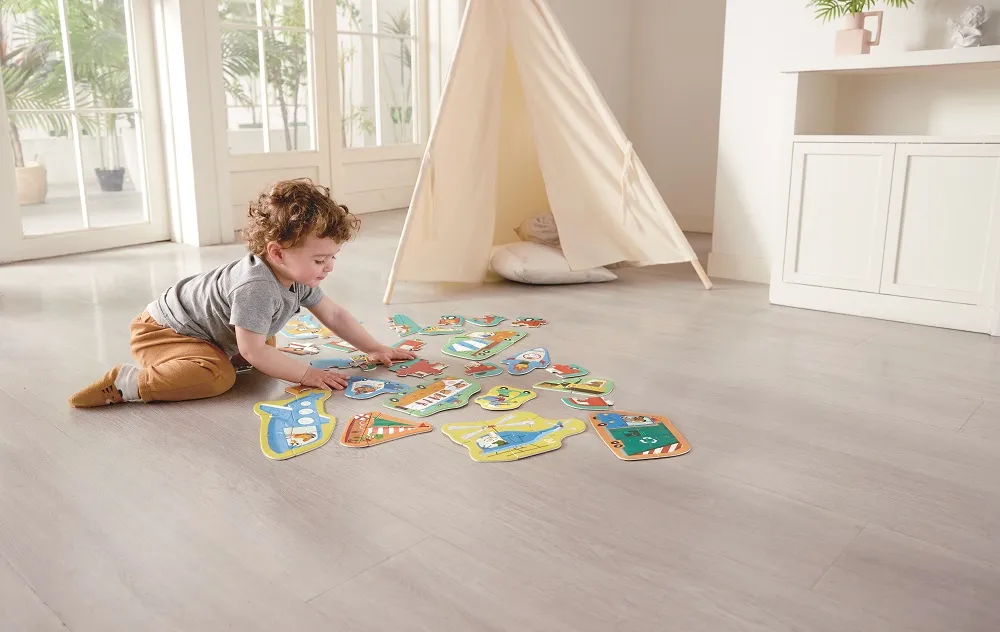 Пазл Hape «Транспорт» 15 картинок E1649_HP