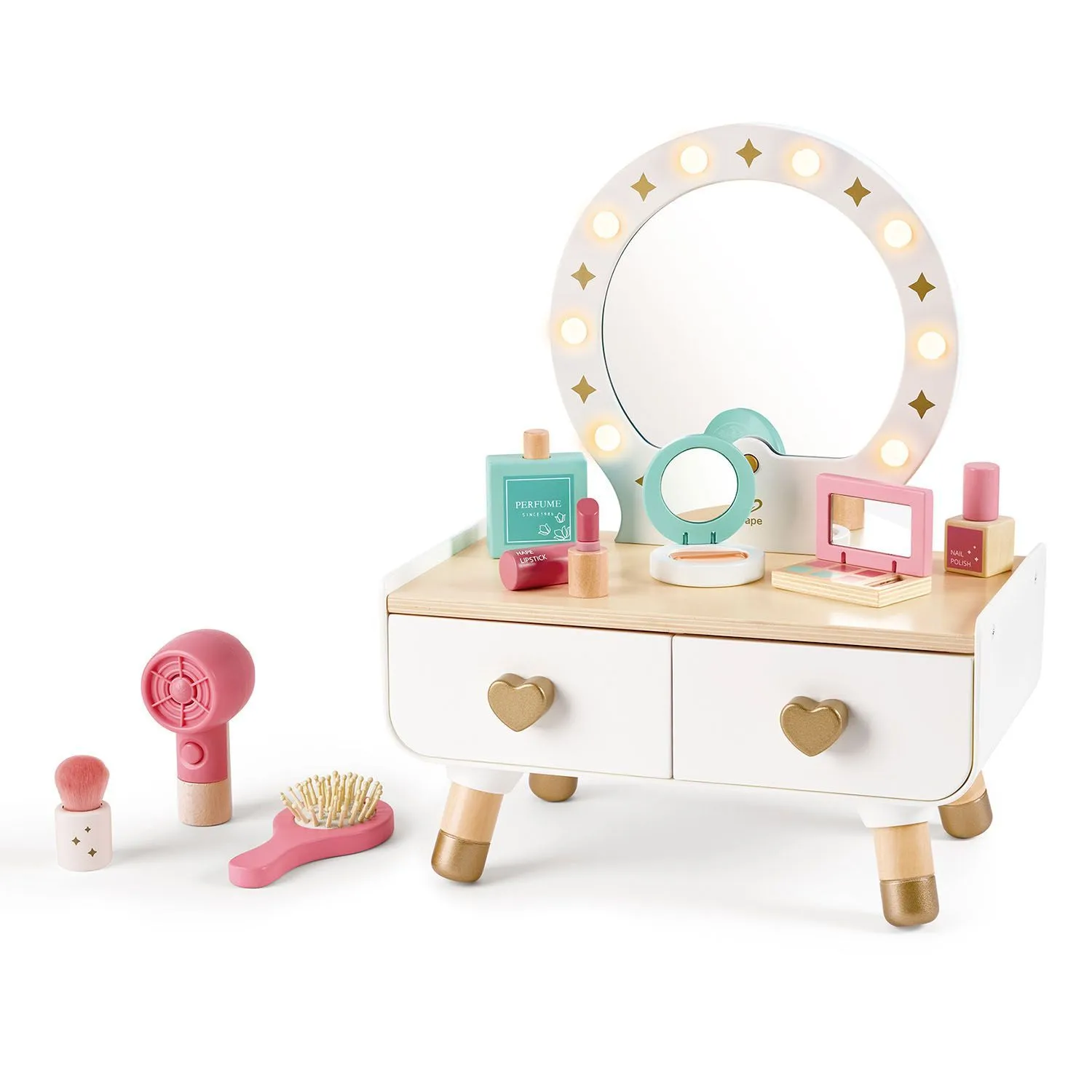 Hабор игровой HAPE Туалетный столик с аксессуарами «Делюкс комплект» E3219_HP