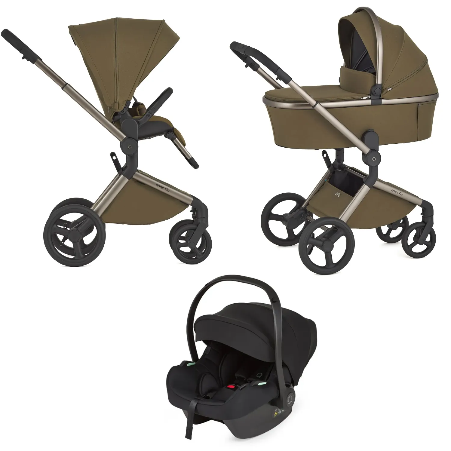 Коляска 3 в 1 Anex Flo
