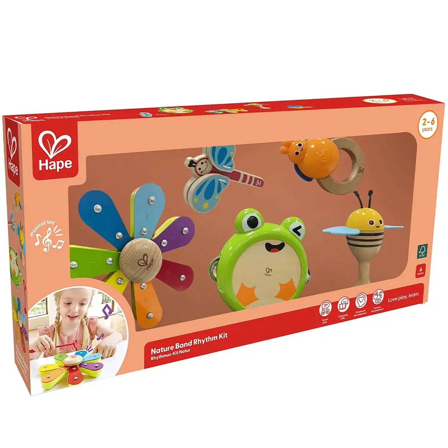 Набор игровой HAPE «Мои первые музыкальные инструменты» E0639_HP