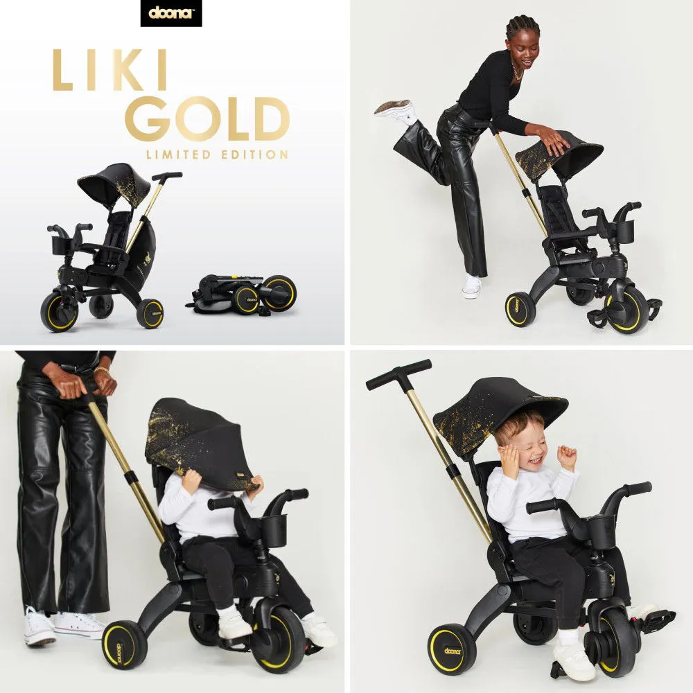 Эксклюзивно в Lapsi! 3-х колесный велосипед Doona Liki Trike Limited Edition Gold! Эксклюзивно в Lapsi! 3-х колесный велосипед Doona Liki Trike Limited Edition Gold!