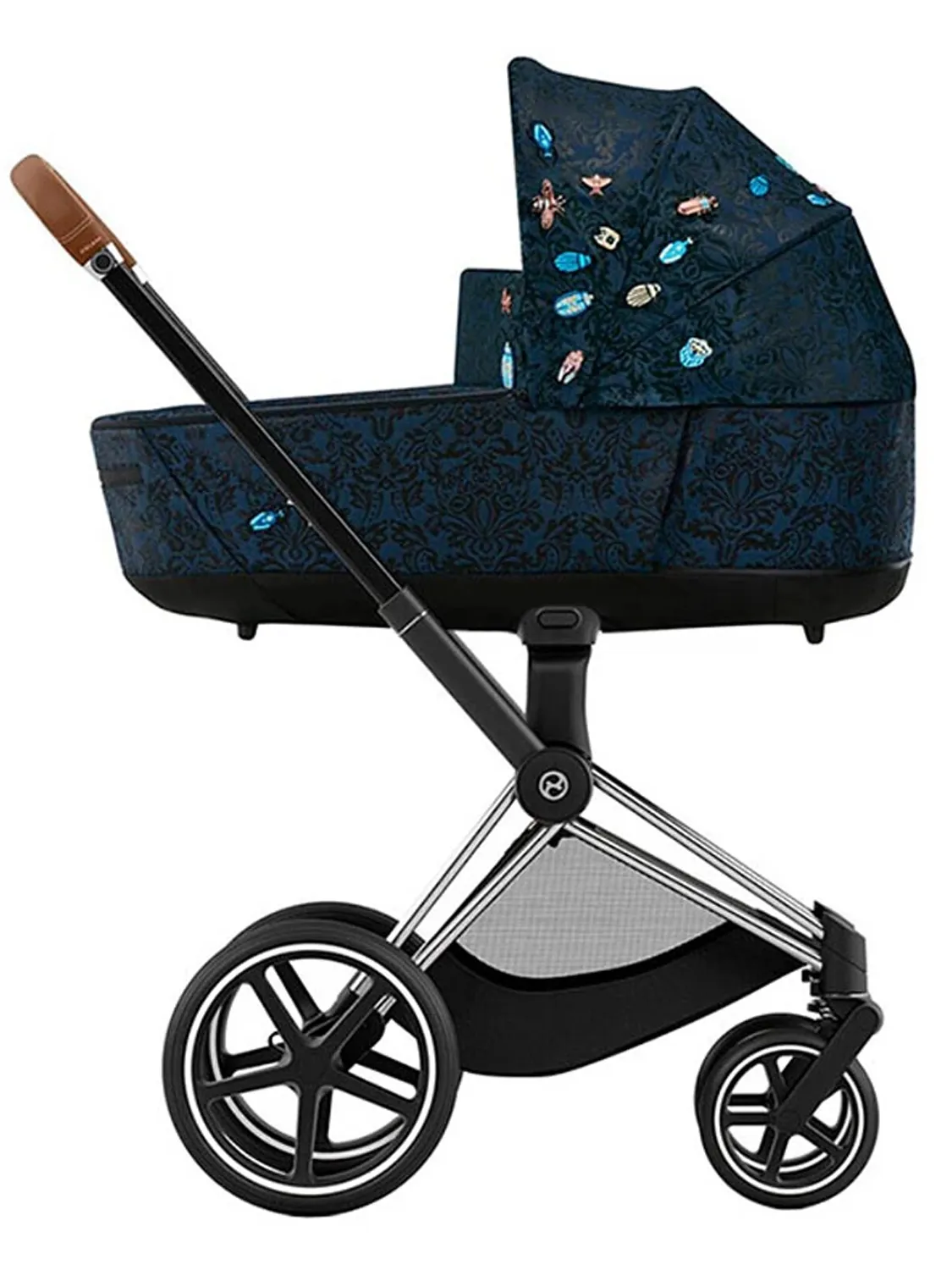 Коляска-люлька CYBEX Priam IV FE Jewels of Nature /Chrome Brown