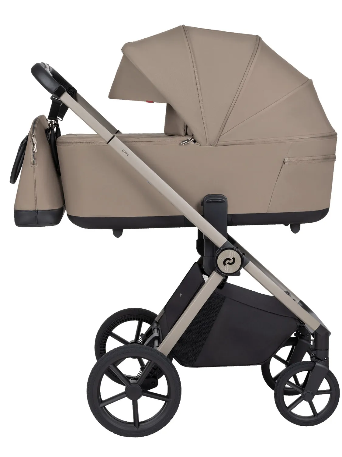 Коляска 2 в 1 CARRELLO Ultra F CRL-6557, бежевый (vintage beige ). Изображение 4