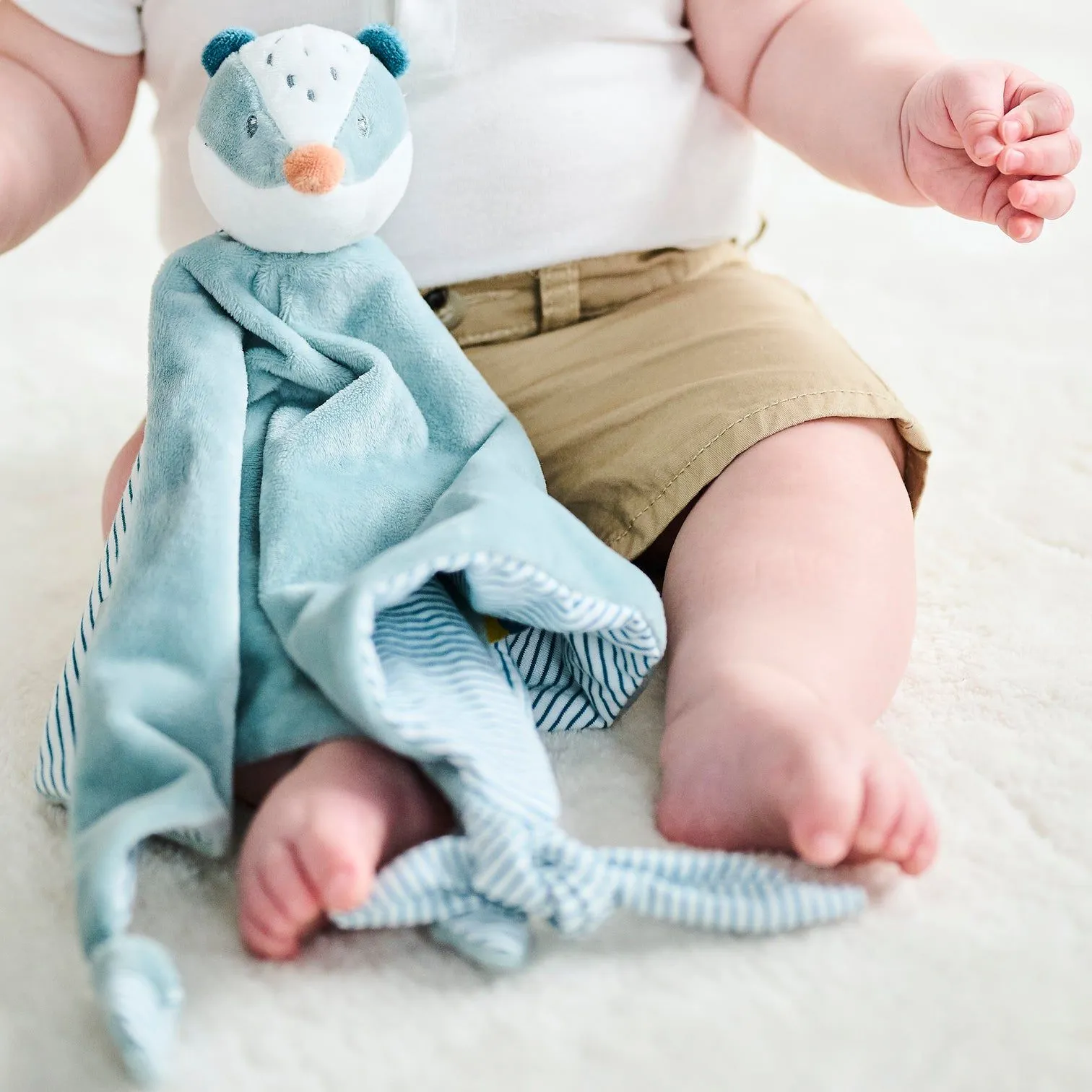 Игрушка мягкая Nattou Doudou большая FELIX & LEO Барсук 595124