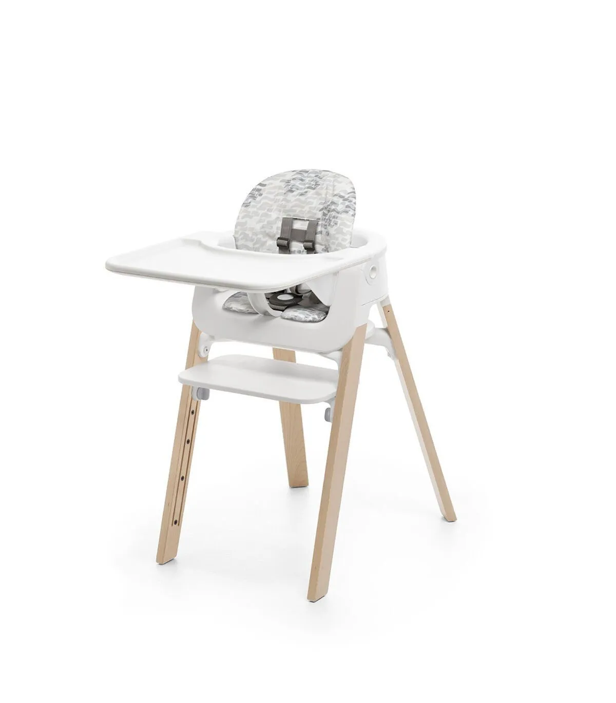 Подушка Stokke для стульчика Steps Серые Волны (Waves Grey) 349917. Изображение 2