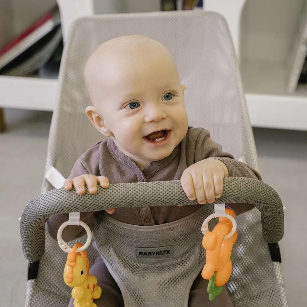 Кресло-шезлонг Babyrox Mesh с игрушкой