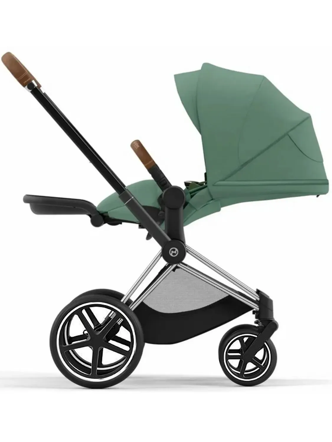 Коляска 2 в 1 Cybex Priam IV шасси Chrome Brown