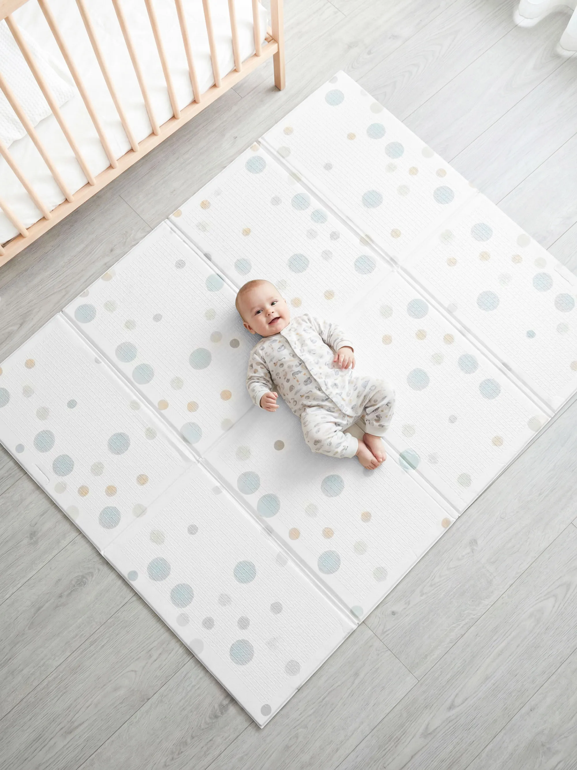 Коврик игровой складной UNIX Kids Circles 120x150 см