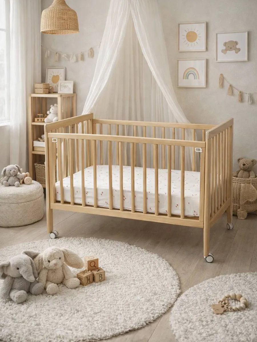 Кровать Lillaland 120х60 Lilla Aria Lite дерево Lil_lt_wood + матрас