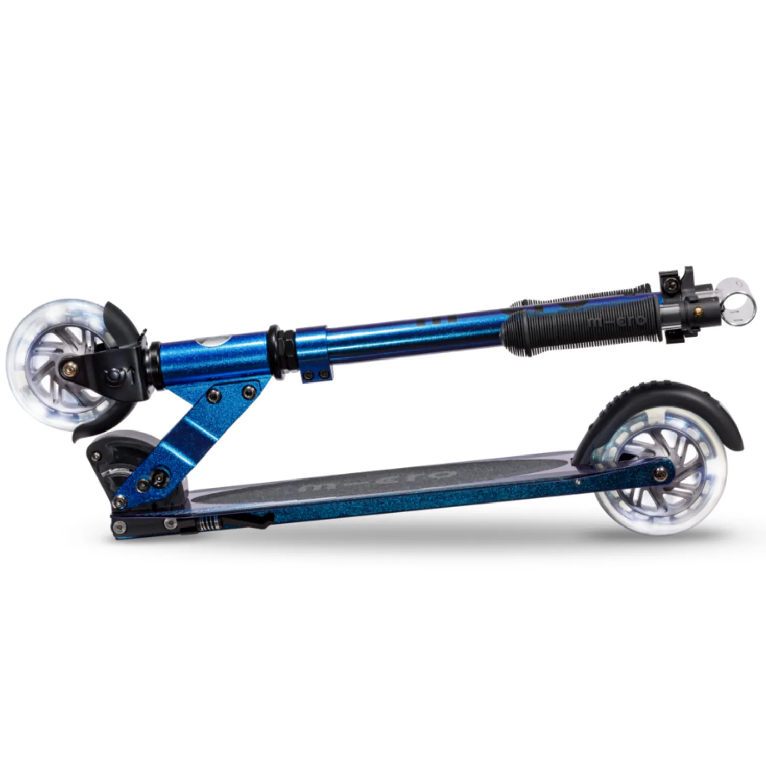 Самокат Micro Sprite светодиод LED со светящимися колёсами