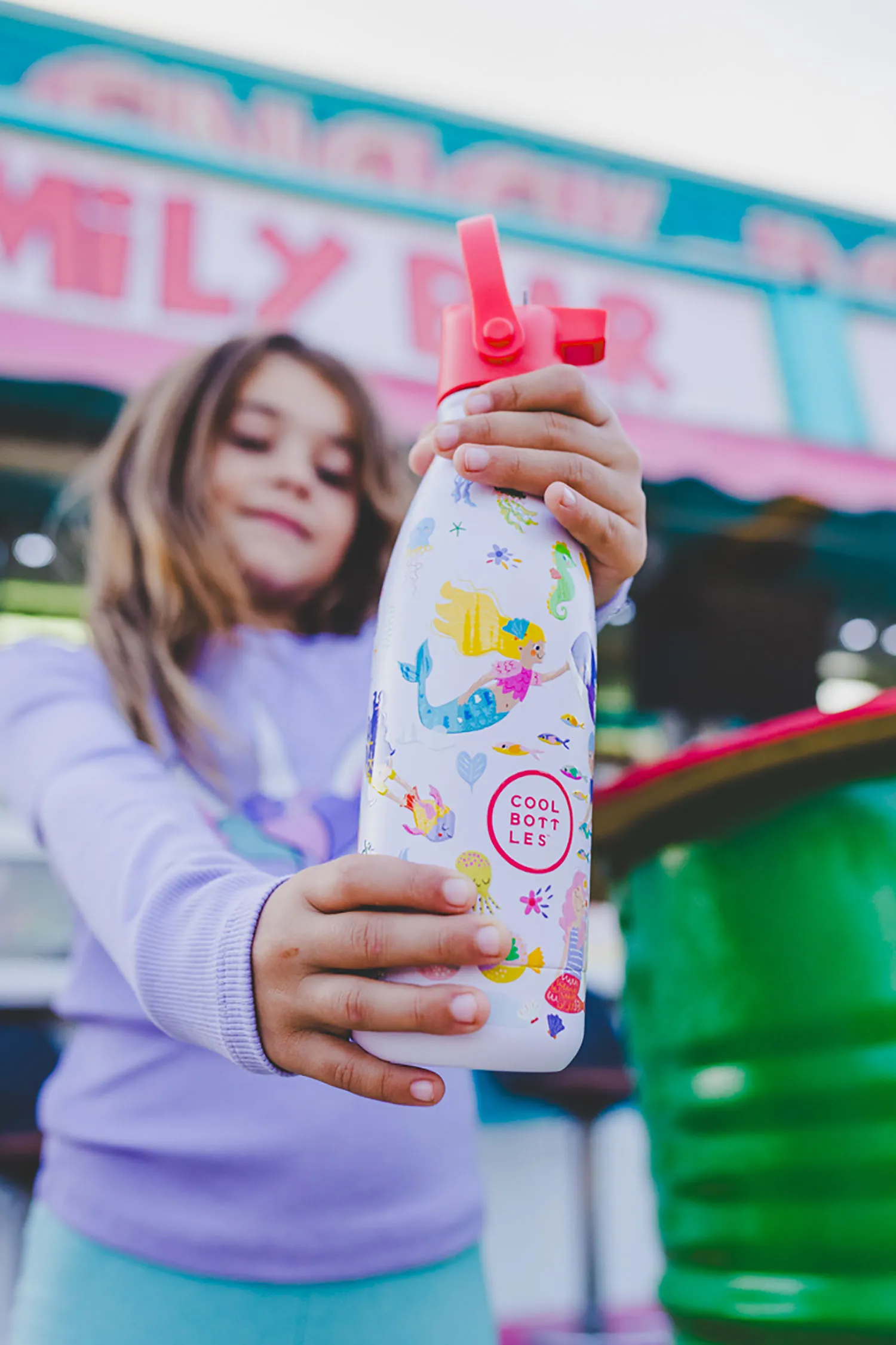 Термос–термобутылка Cool Bottles Kids серия Playland Sweet Mermaids 350 мл