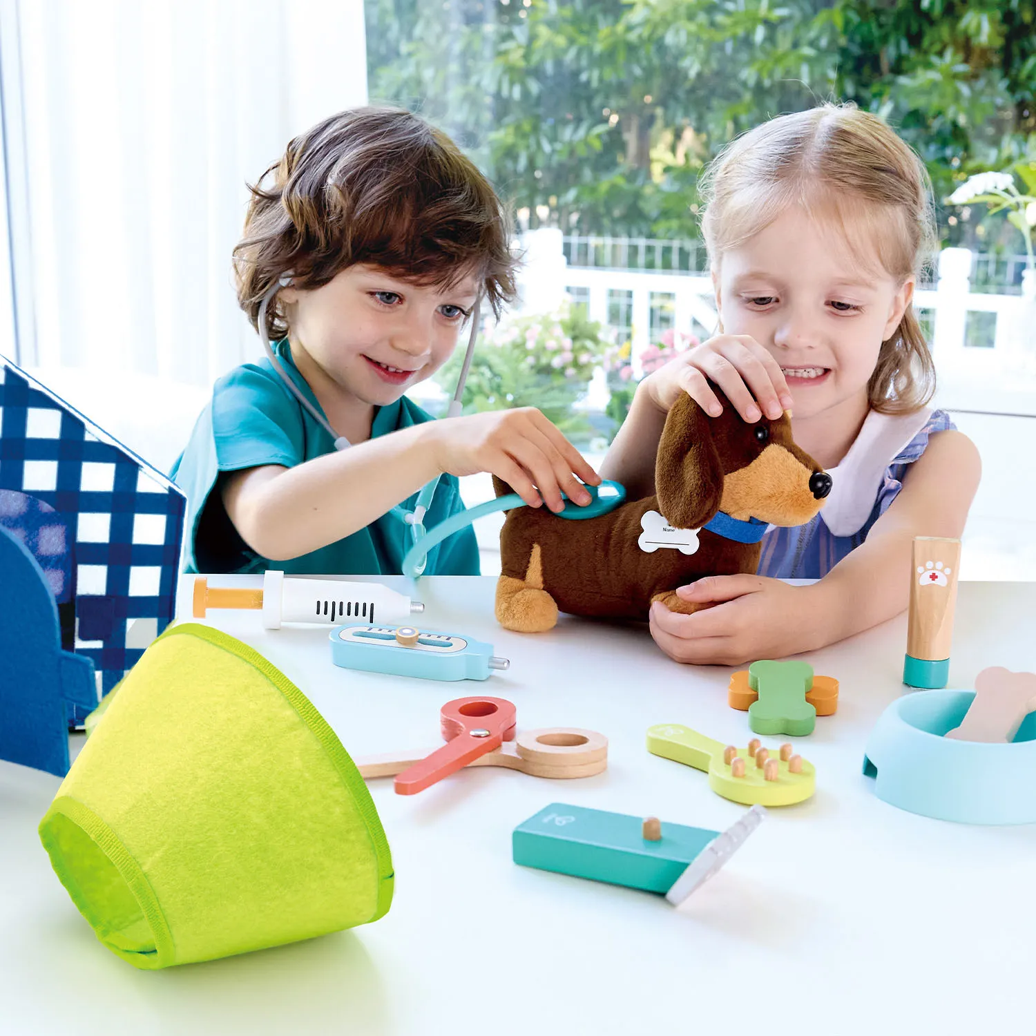 Набор игровой HAPE «Ветеринарная клиника» для щенков E3229_HP