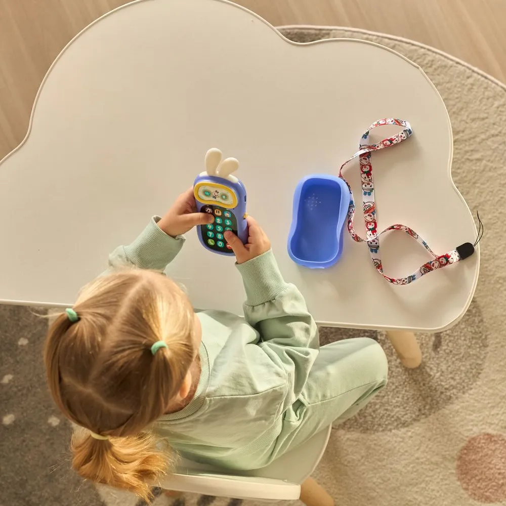 Интерактивная игрушка Alilo Телефон Ушастик-Лапочка P3 фиолетовый 60420