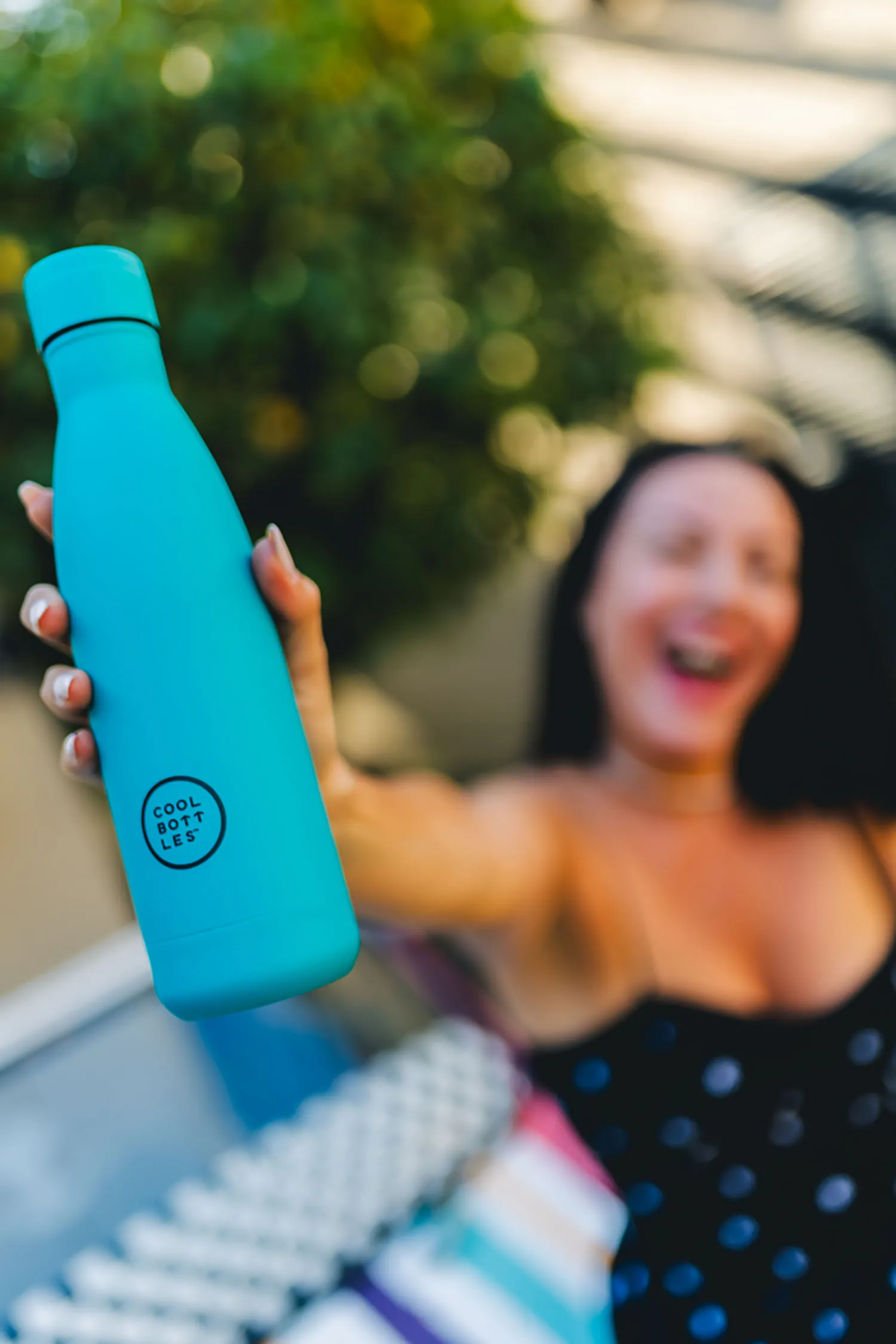 Термос-термобутылка Cool Bottles Vivid Turquoise 350 мл CB350VIT