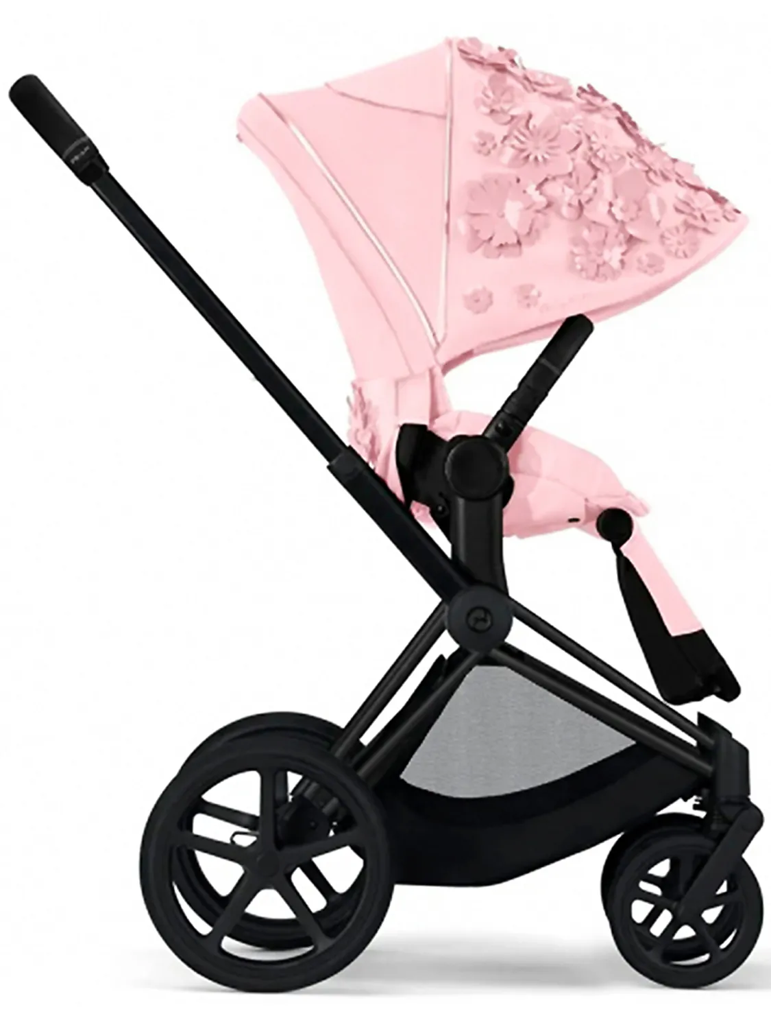 Коляска 2 в 1 Cybex Priam IV FE Simply Flowers Pink