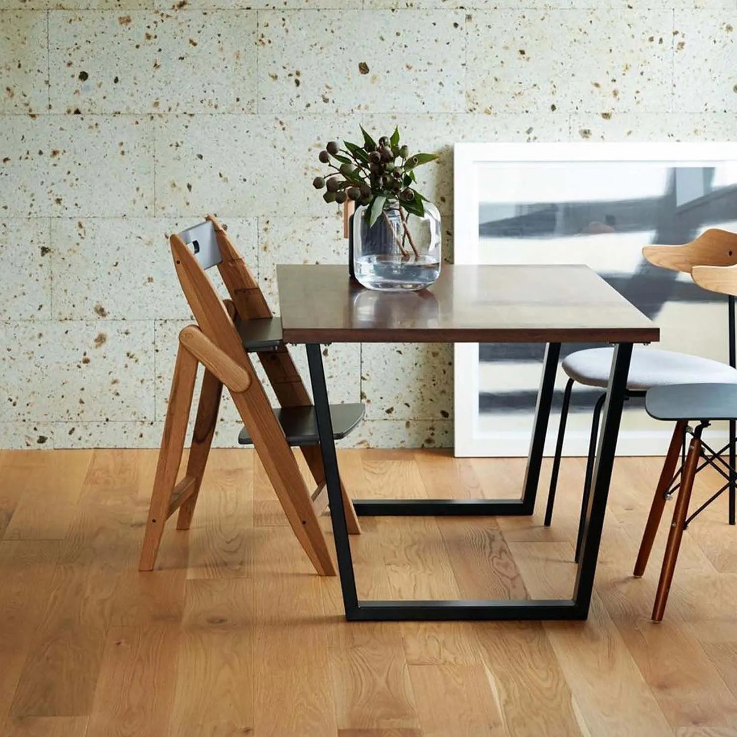 Растущий стульчик Moji by ABC-Design Yippy ВСЁ ВКЛЮЧЕНО oak, текстиль heart