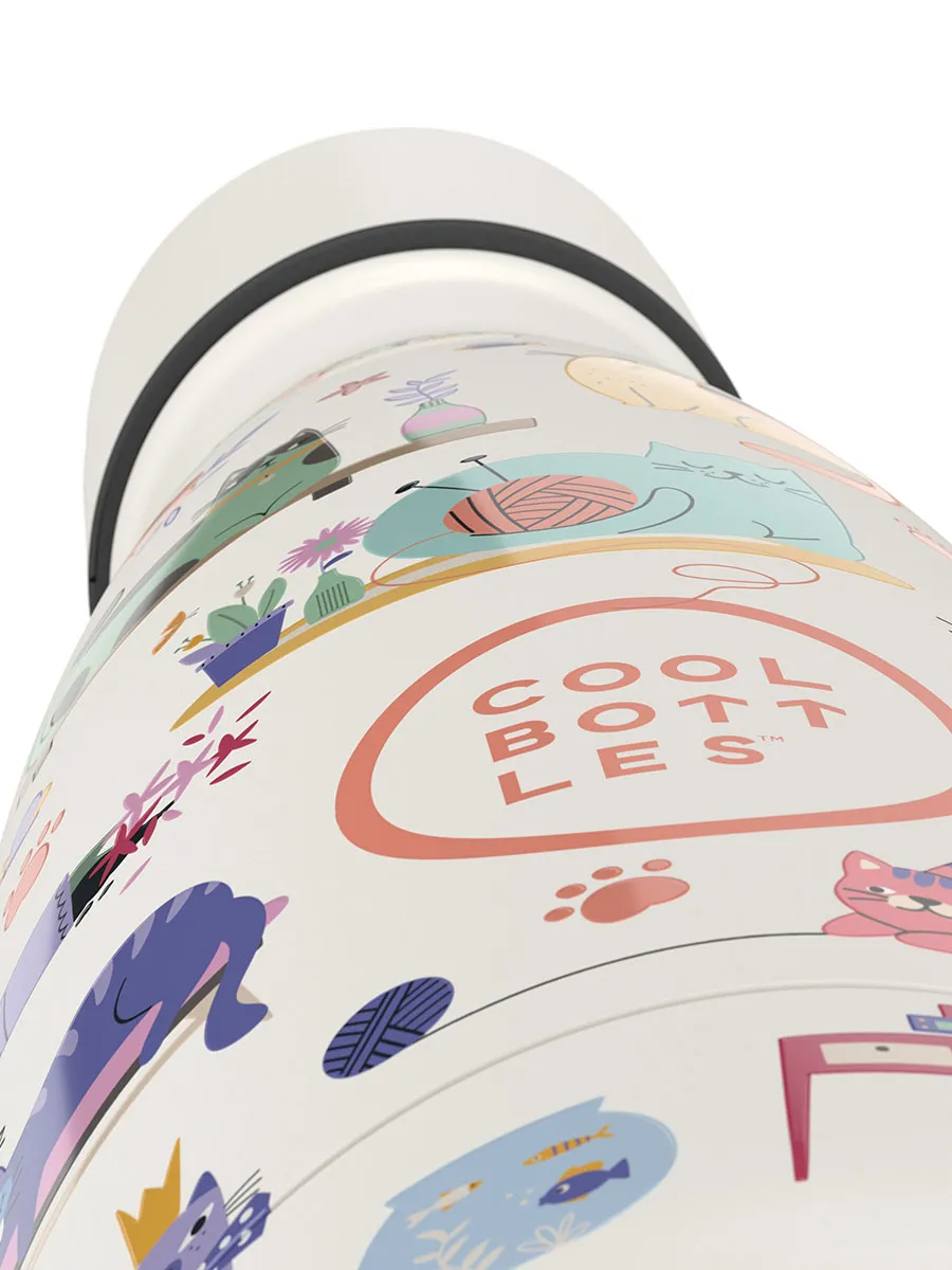 Термос-термобутылка Cool Bottles Kids серия Enjoyer Kitty Club 260мл CBBK26KC. Изображение 3