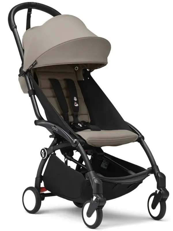 Коляска прогулочная Stokke YOYO3 Леопард рама черная (шасси + текстиль). Изображение 15