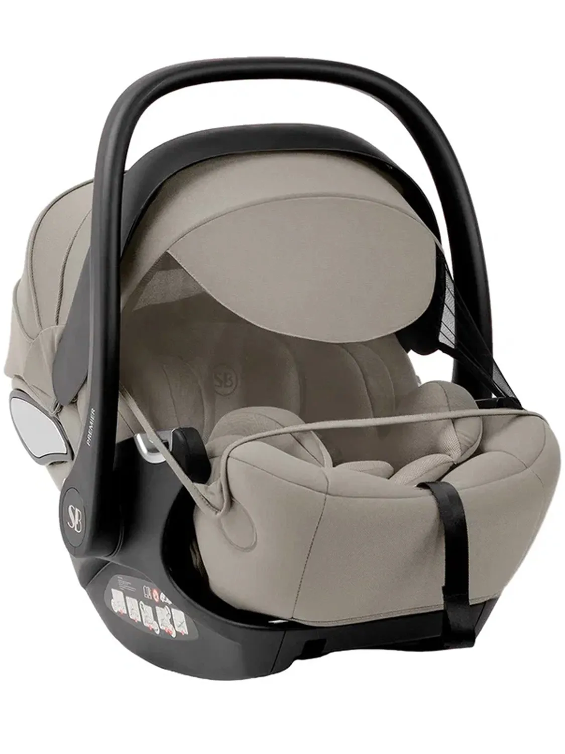Автокресло 0+ Sweet Baby Premier WG06 Pro, бежевый (beige). Изображение 1