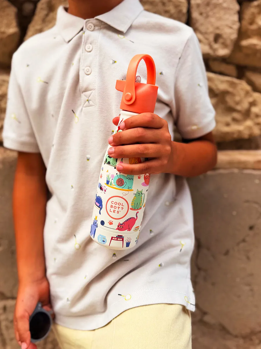 Термос-термобутылка Cool Bottles Kids серия Enjoyer Kitty Club 260мл CBBK26KC. Изображение 10