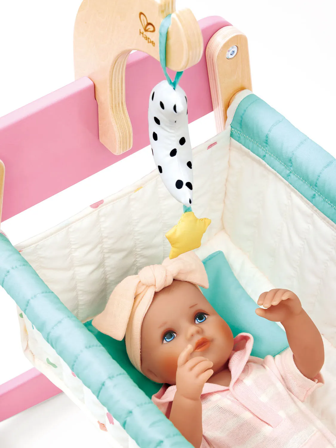 Люлька для куклы HAPE «Играем вместе» E3608_HP