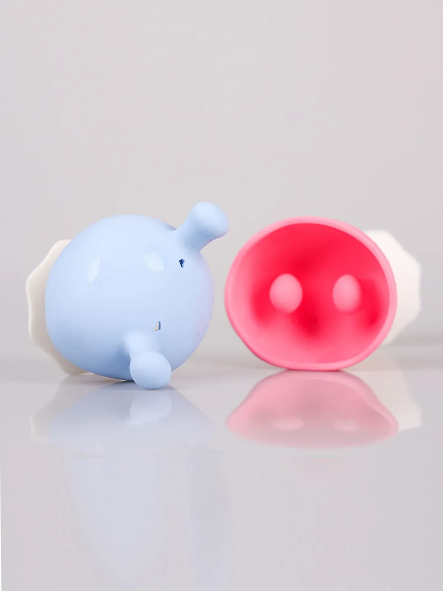 Прорезыватель Mombella силиконовый Грибочек голубой 00112. Изображение 4