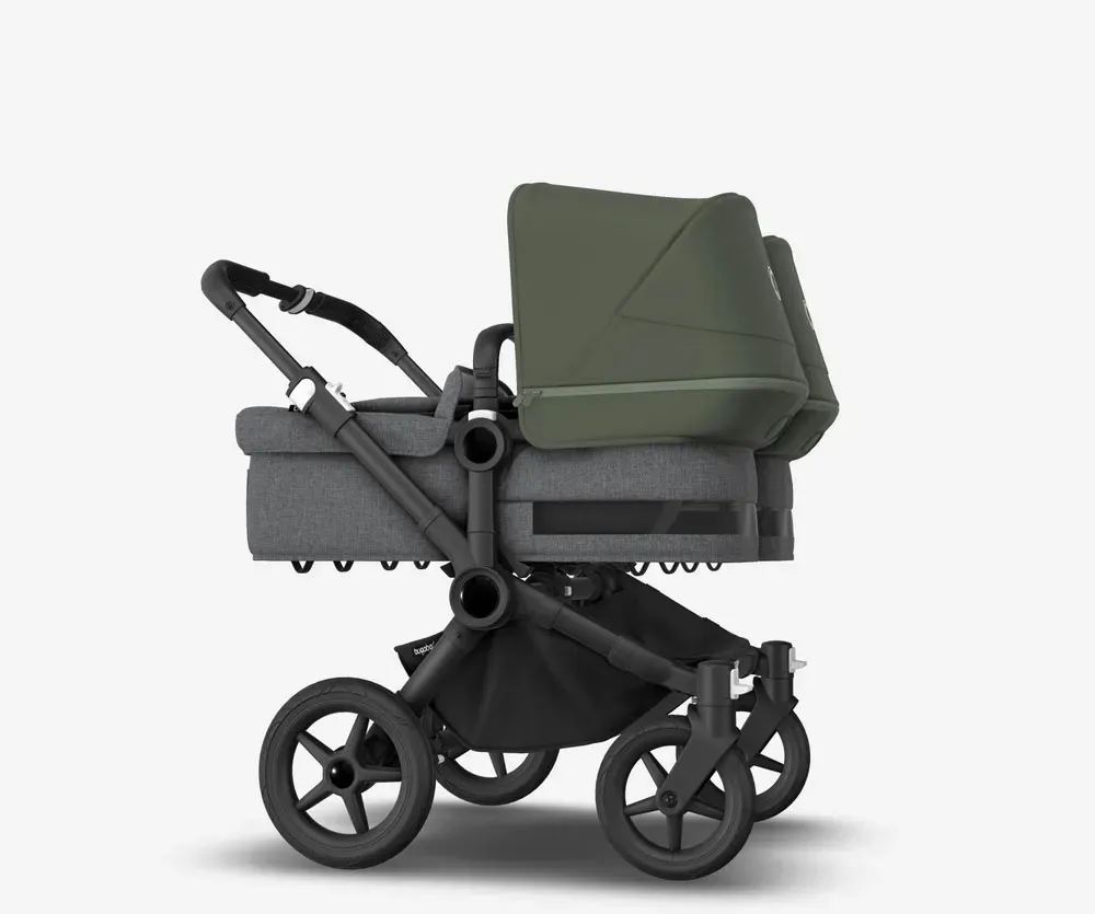 Коляска 2 в 1 Bugaboo Donkey5 Twin шасси Black