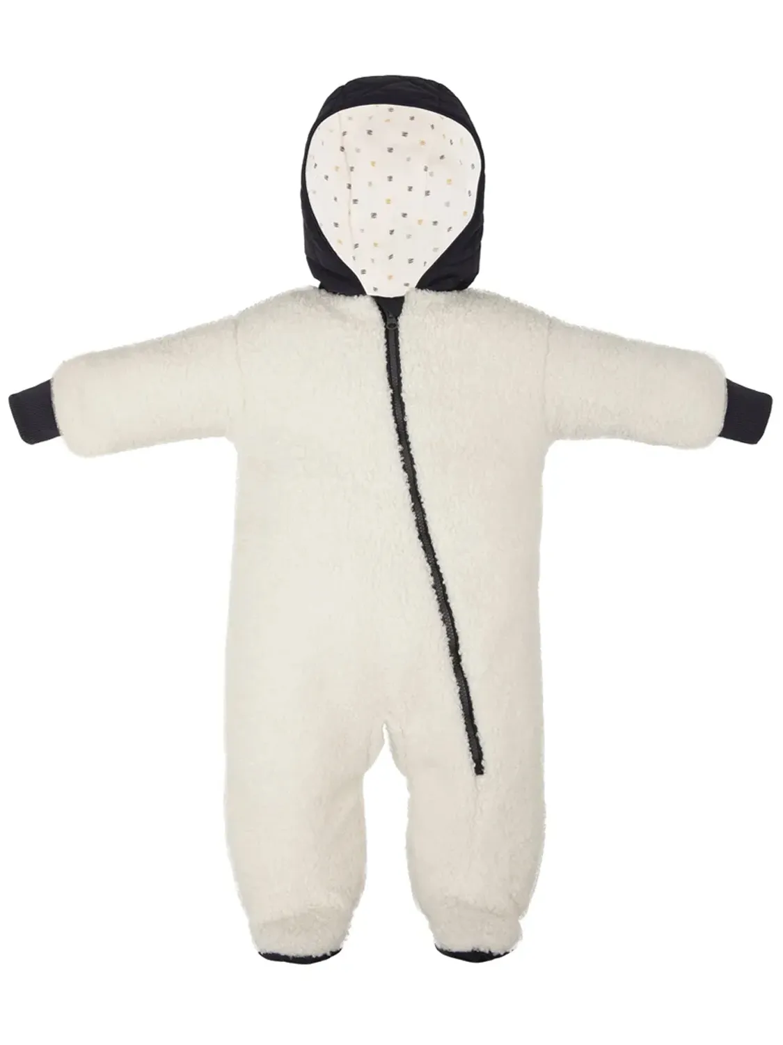 Комбинезон детский утепленный Mansita Teddy цвет графит-белый