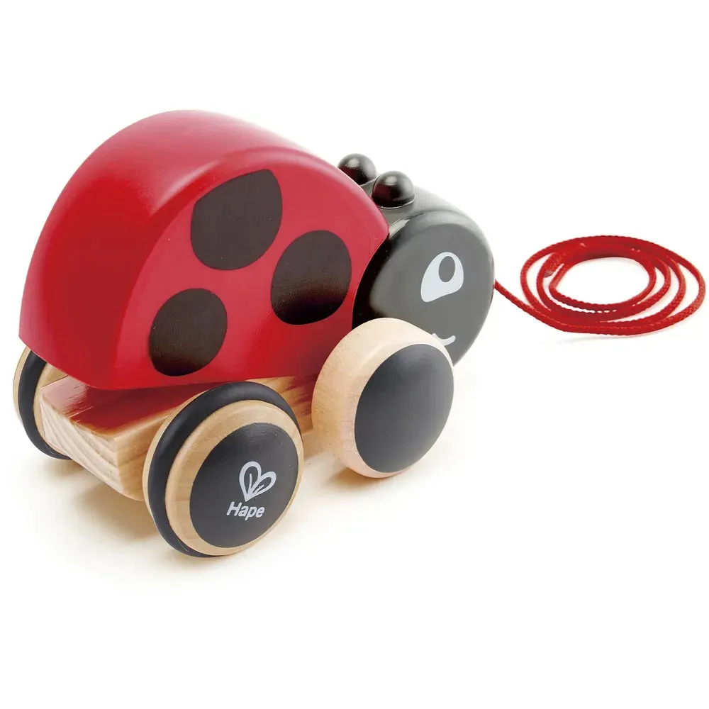 Игрушка-каталка HAPE «Божья коровка» E0362_HP